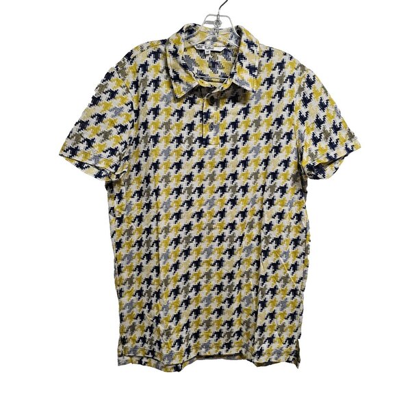 Mr. Turk Trina Turk Men Polo Shirt Size M Short Sleeve - Picture 1 of 13